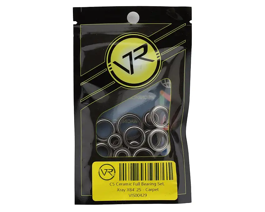 Vision Racing Xray XB4 2024/25 C5 Ceramic Carpet Full Bearing Set