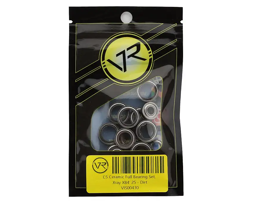 Vision Racing Xray XB4' 25 C5 Ceramic Full Bearing Set (Dirt)