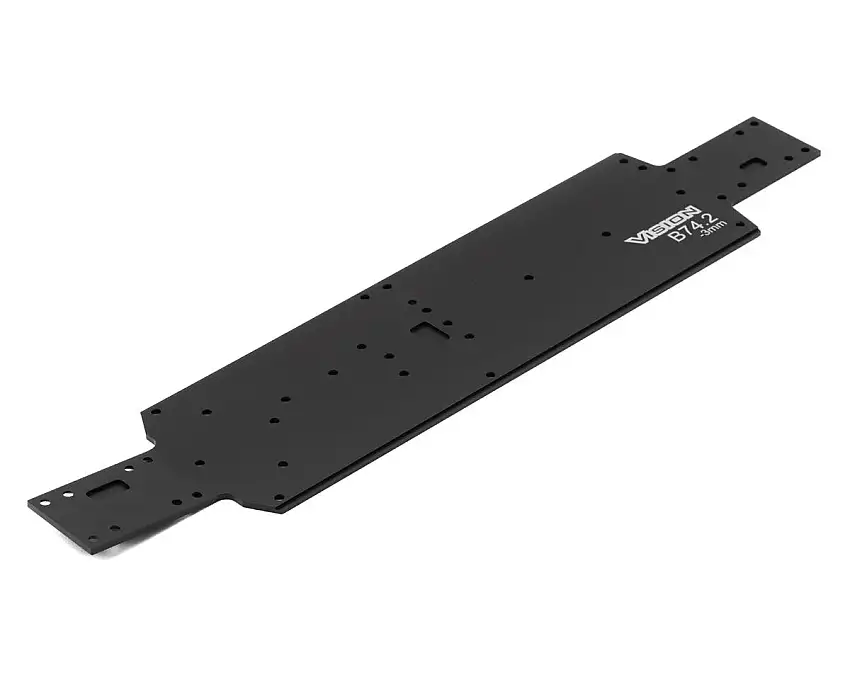 Vision Racing Team Associated B74.2 Aluminum 2.5mm Chassis (-3mm)