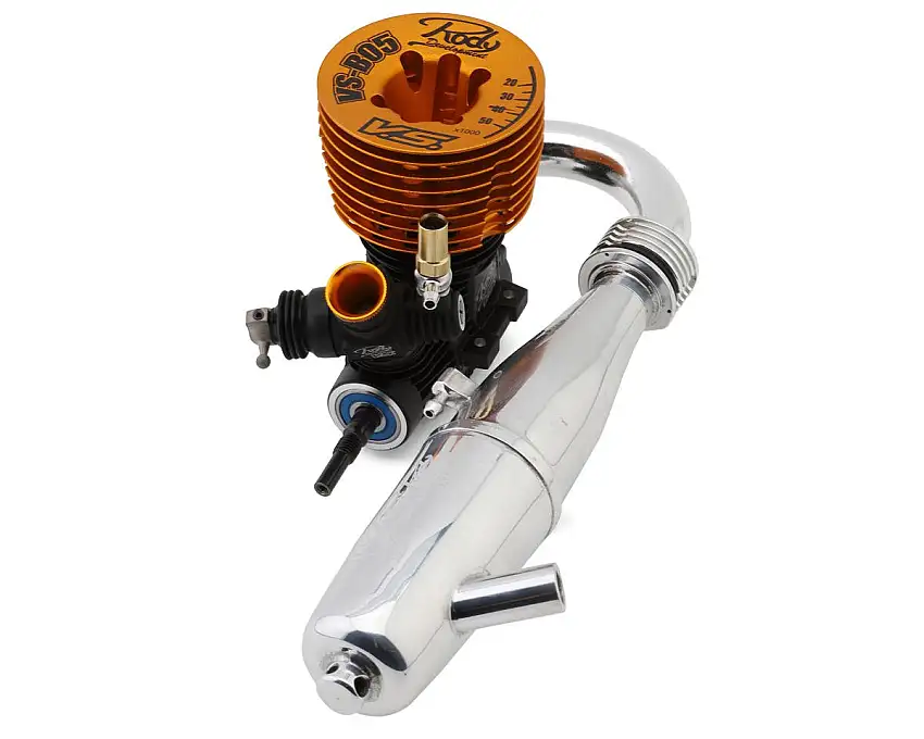 VS Racing VSB05 Long Stroke 3.5cc (.21) Competition Off-Road Buggy Engine Combo w/EFRA 2135 Pipe & L50 Manifold