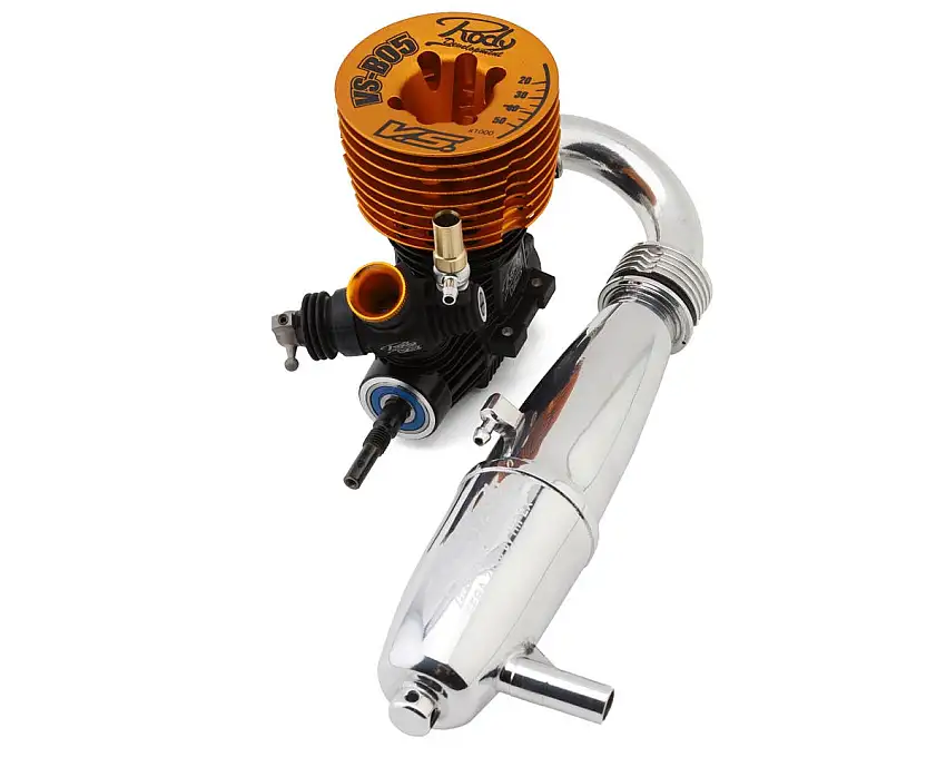 VS Racing VSB05 Long Stroke 3.5cc (.21) Competition Off-Road Buggy Engine Combo w/EFRA 2146 Pipe & L50 Manifold