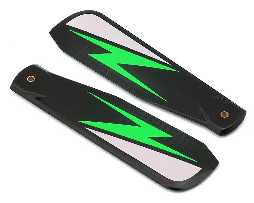 Vulcan Rotors 105mm Carbon Fiber Tail Blade Set (Green)