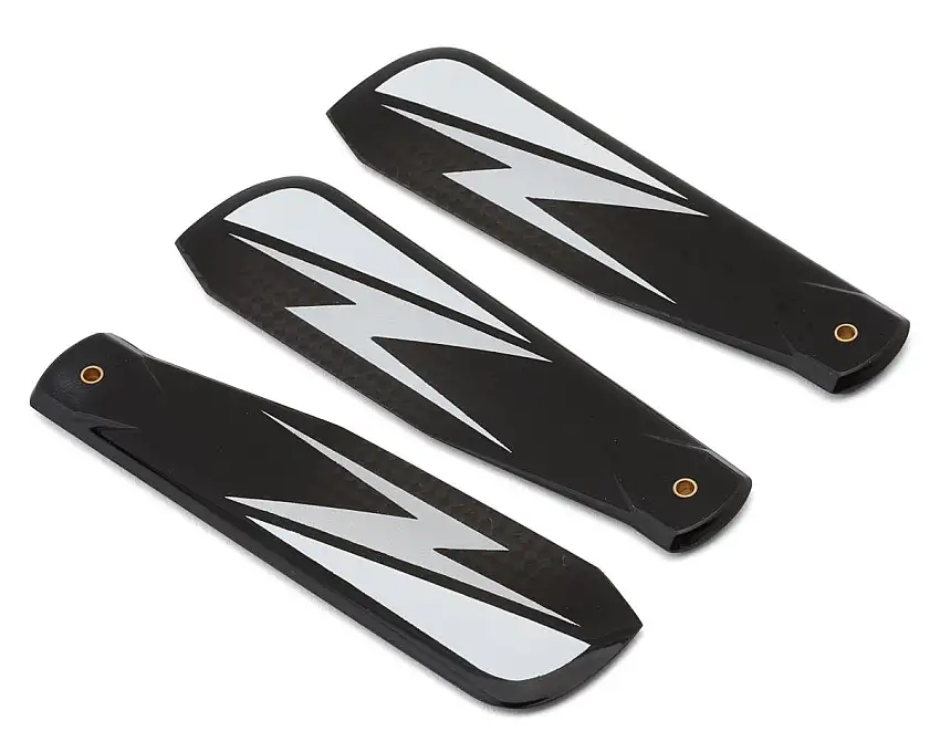 Vulcan Rotors 105mm Carbon Fiber Tail Blade (Green) (3 Blade Set)