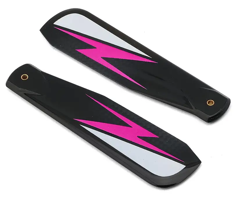 Vulcan Rotors 110mm Carbon Fiber Tail Blade Set (Pink)