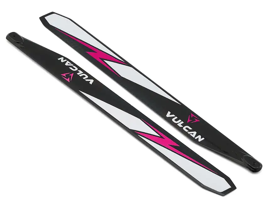 Vulcan Rotors 200mm Carbon Fiber Main Blade Set (Pink)
