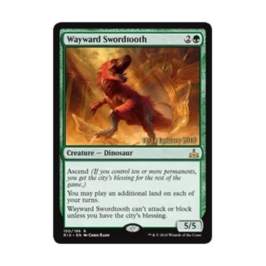 Wayward Swordtooth (P) (Foil)