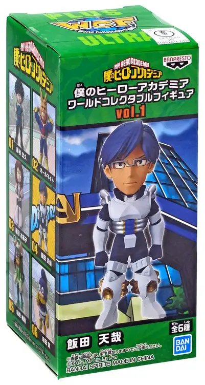 My Hero Academia WCF World Collectable Figure Tenya Iida 2.8-Inch Mini PVC Figure Vol.1