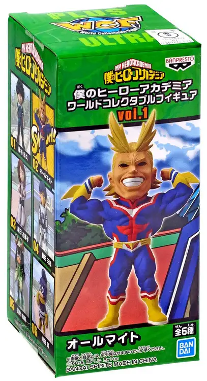 My Hero Academia WCF World Collectable Figure All Might 2.8-Inch Mini PVC Figure Vol.1