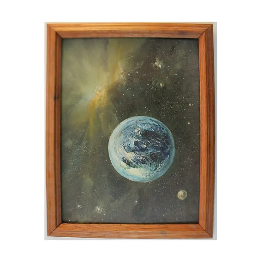 Planet & Nebula (Framed)