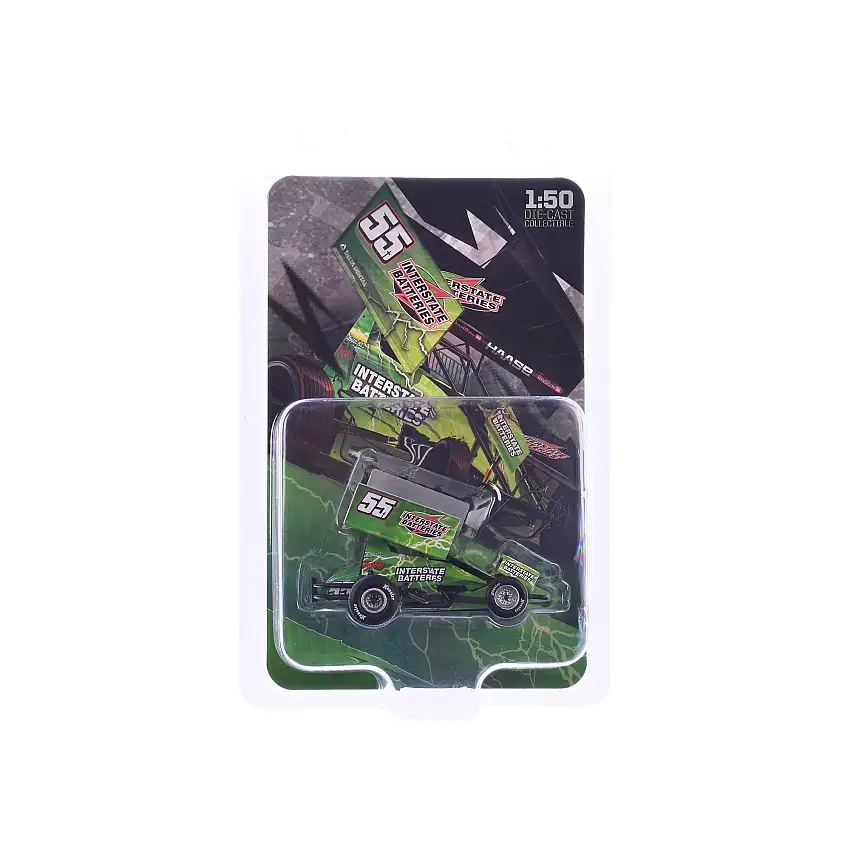 Winged Sprint Car #55 McKenna Haase "Interstate Batteries" McKenna Haase Racing (2024) 1/50 Diecast Model Car by ACME