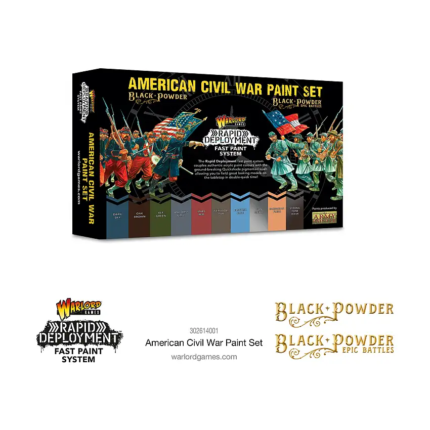 American Civil War Paint Set