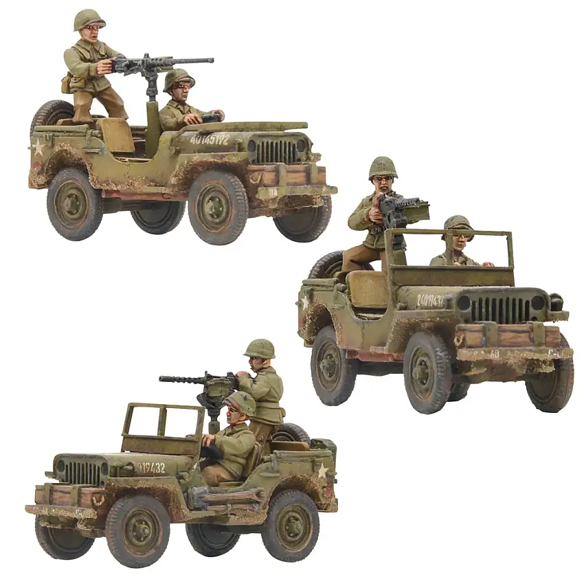 Bolt Action: Go Everywhere! US Jeep Armoured Platoon