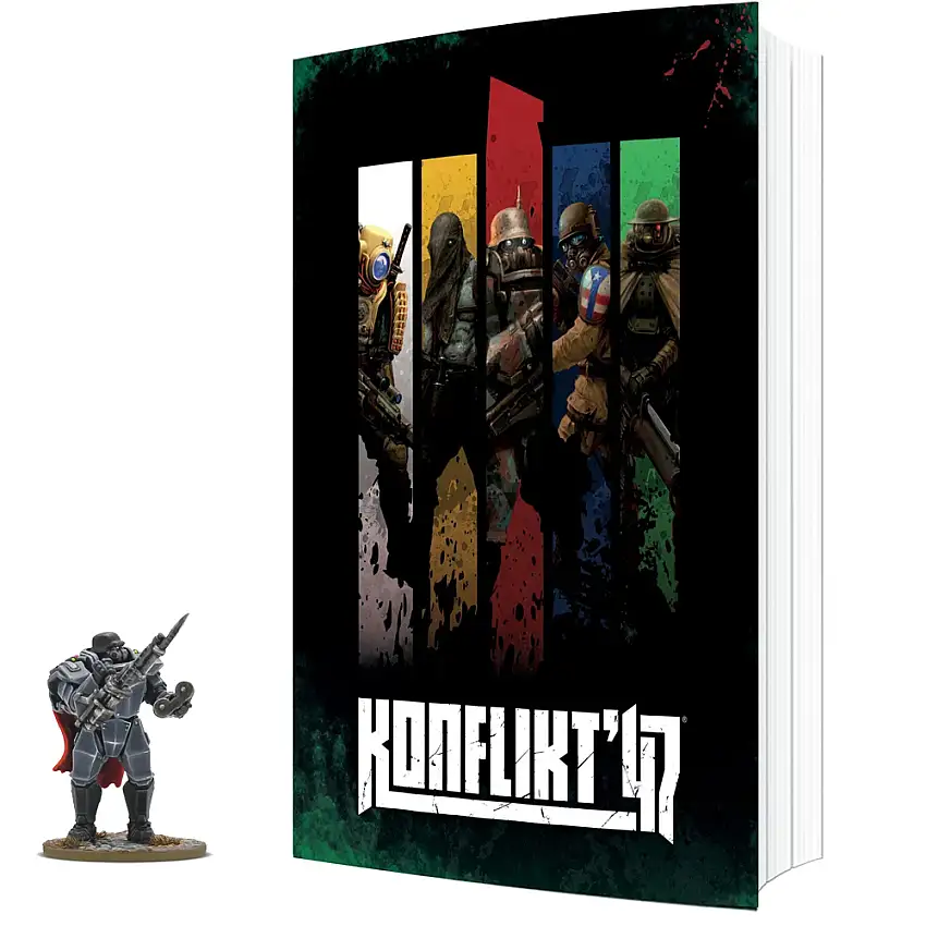 Konflikt '47: Rulebook with Limited Figure Axis Stalhtruppe (Preorder)