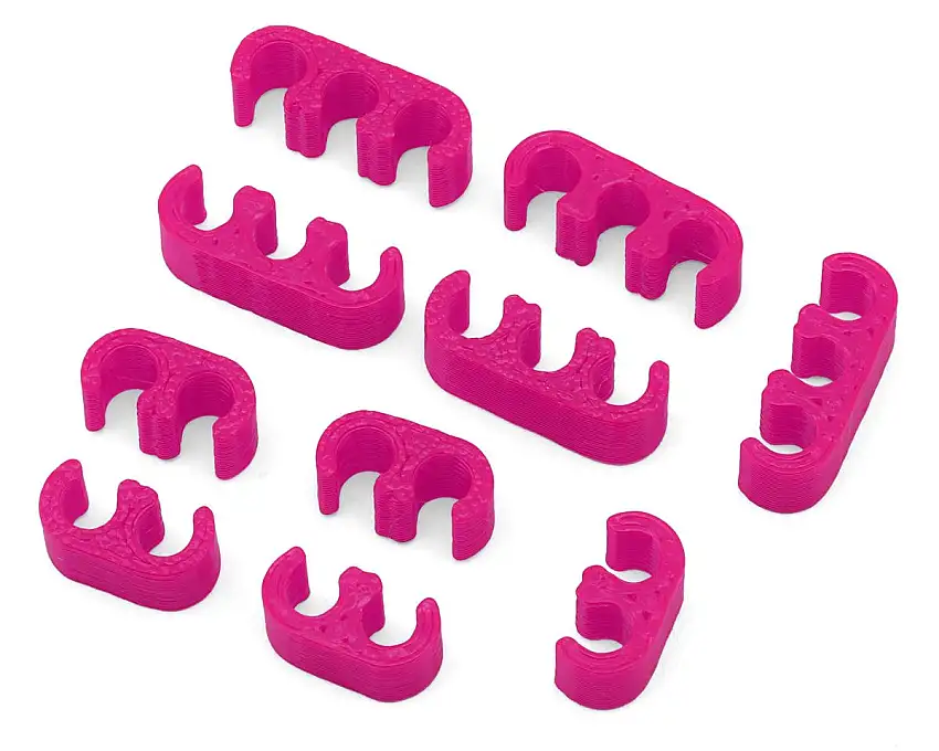 Webster Mods Wires & Cables Organizer Clips (Pink) (13AWG)