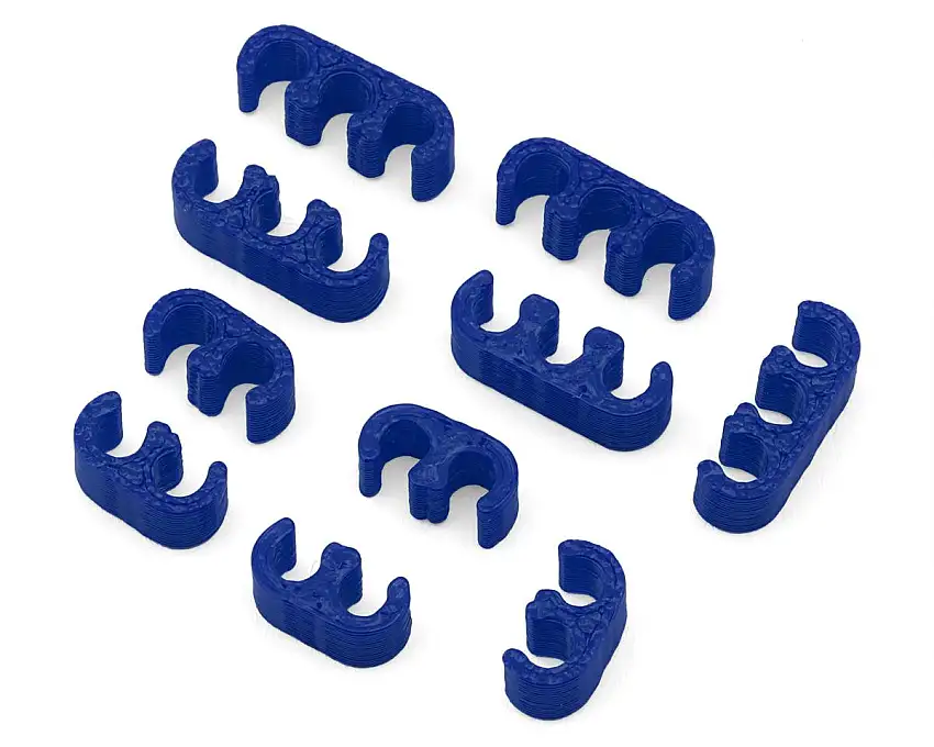 Webster Mods Wires & Cables Organizer Clips (Blue) (14AWG)