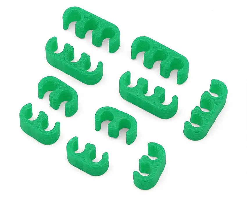 Webster Mods Wires & Cables Organizer Clips (Green) (14AWG)