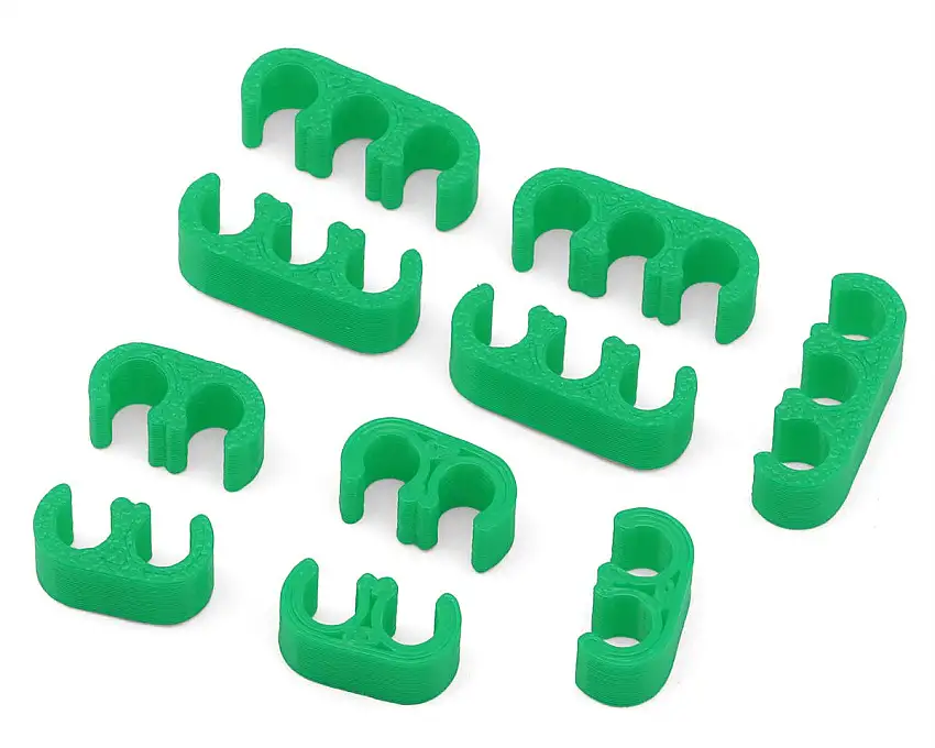Webster Mods Wires & Cables Organizer Clips (Green) (12AWG)