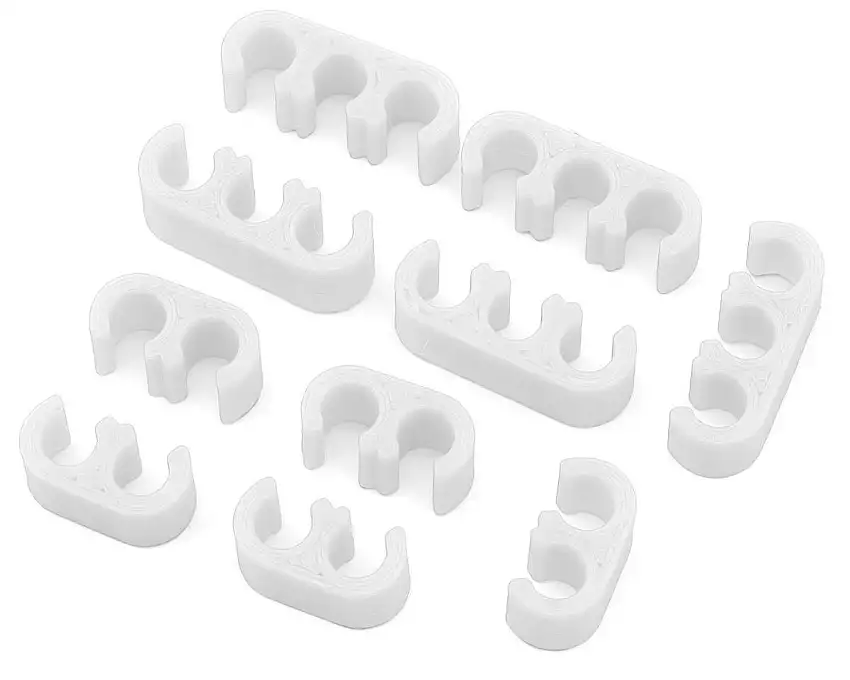 Webster Mods Wires & Cables Organizer Clips (Clear) (10AWG)