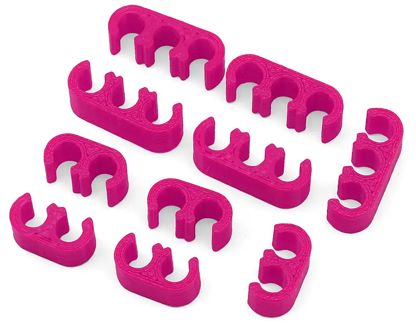 Webster Mods Wires & Cables Organizer Clips (Pink) (10AWG)