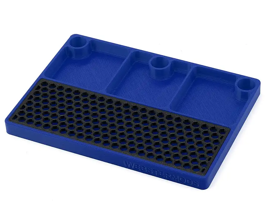 Webster Mods Differential Rebuild & Drain Tray (Blue) (178x127mm)
