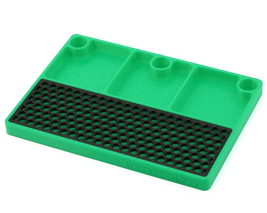 Webster Mods Differential Rebuild & Drain Tray (Green) (178x127mm)