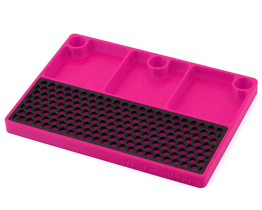 Webster Mods Differential Rebuild & Drain Tray (Pink) (178x127mm)