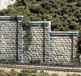 WOO-1259 Woodland Scenics HO Cut Stone Retaining Wall (3)