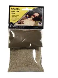 WOO-1288 Woodland Scenics Buff Fine Gravel (7oz. Bag)