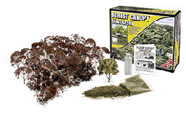 WOO-1660 Woodland Scenics Forest Canopy- Light Green