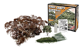 WOO-1661 Woodland Scenics Forest Canopy- Medium Green