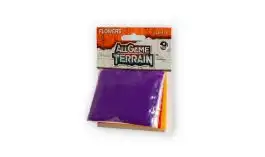 WOO-6474 Woodland Scenics All Game Terrain: Flowers (purple, white, red, yellow 4/bags 1.8in.)