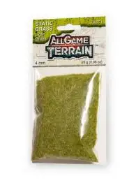 WOO-6571 Woodland Scenics All Game Terrain: Static Grass Light Green (4mm)