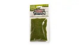 WOO-6584 Woodland Scenics All Game Terrain: Static Grass Medium Green (7mm)
