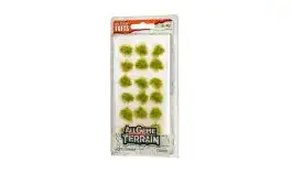 WOO-6626 Woodland Scenics All Game Terrain: Peel N Plant Tufts Light Green (21)