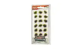 WOO-6628 Woodland Scenics All Game Terrain: Peel N Plant Tufts Purple Flowers (21)
