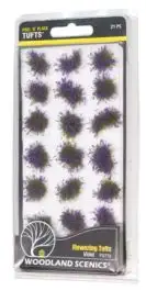 WOO-772 Woodland Scenics Peel N Place Violet Flowering Tufts (21)