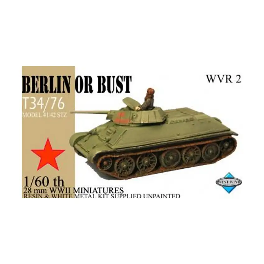 T34/76 Model 41/42 STZ w/Up Armored Turret
