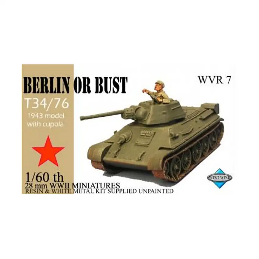 T34/76 Model 1943 w/Cupola
