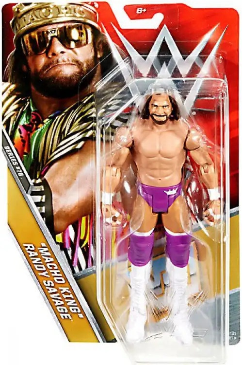 WWE Wrestling Series 76 Macho King Randy Savage Action Figure [Damaged Package]