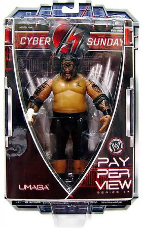 WWE Wrestling Pay Per View Series 14 Cyber Sunday Umaga Action Figure