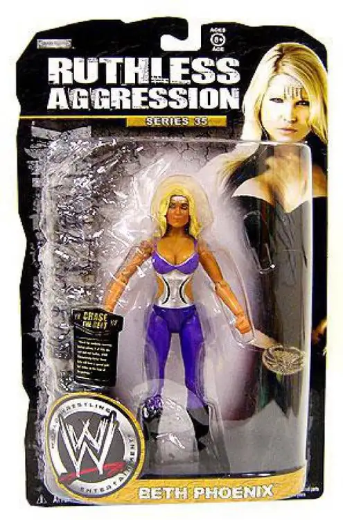 WWE Wrestling Ruthless Aggression Series 35 Beth Phoenix Action Figure [Damaged Package]