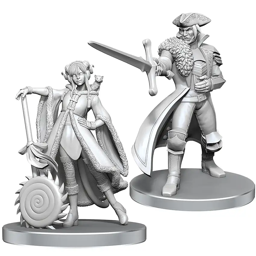 Critical Role Unpainted Minis: Jester Lavorre & Fjord Stone (Preorder)