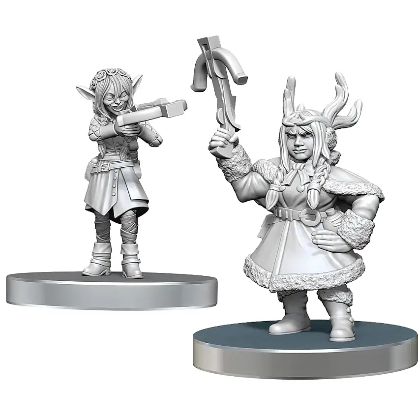 Critical Role Unpainted Minis: Veth Brenatto & Nott the Brave (Preorder)