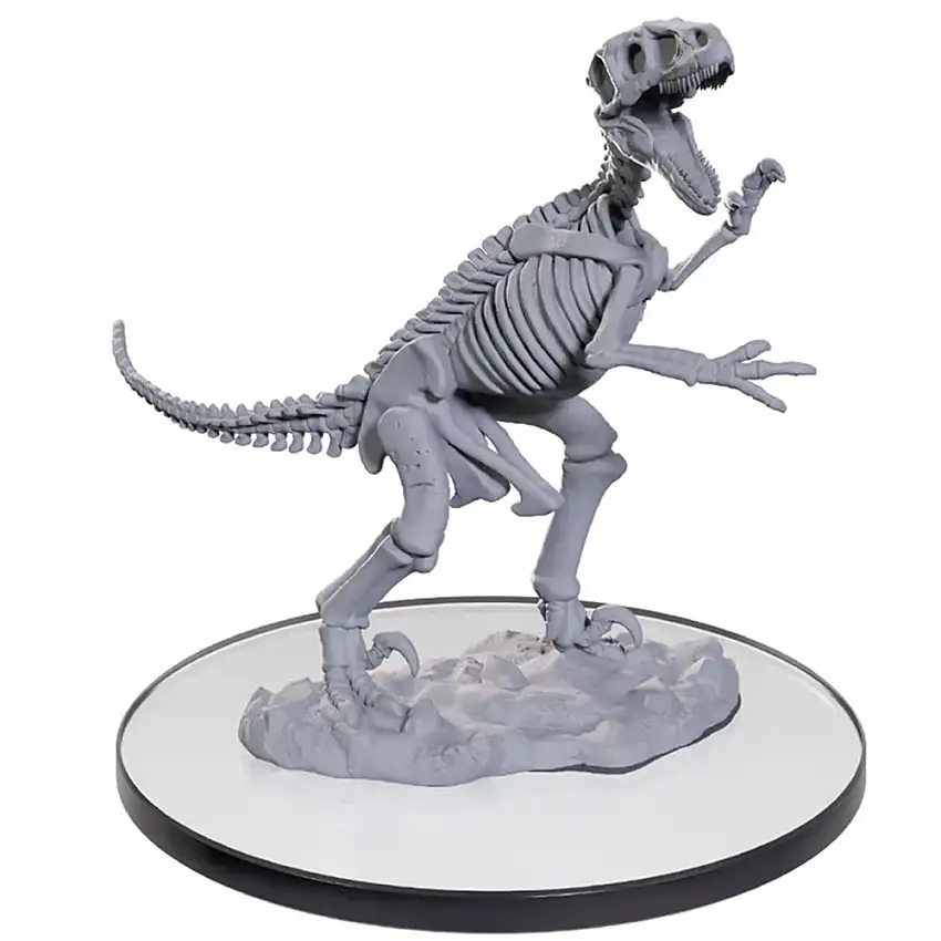 WizKids Deep Cuts Unpainted Minis: Skeletal Raptor (Preorder)