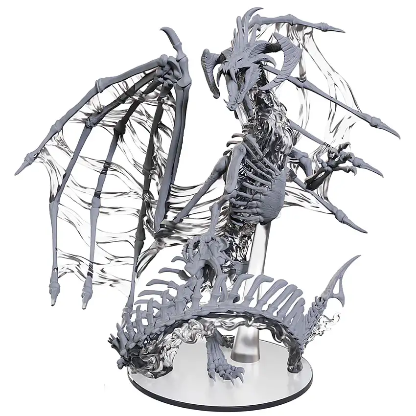 D&D Nolzur's Marvelous Unpainted Minis: Black Dracolich (Preorder)