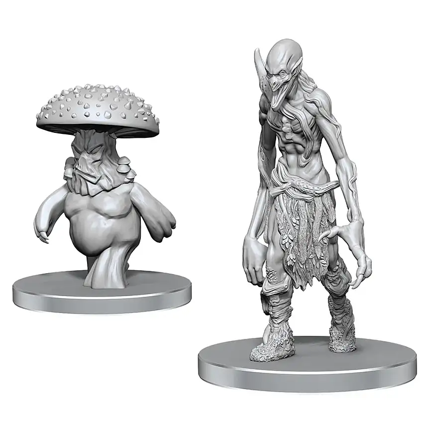 Pathfinder Battles Deep Cuts Unpainted Minis: W26 Myceloid & Grimstalker (Preorder)