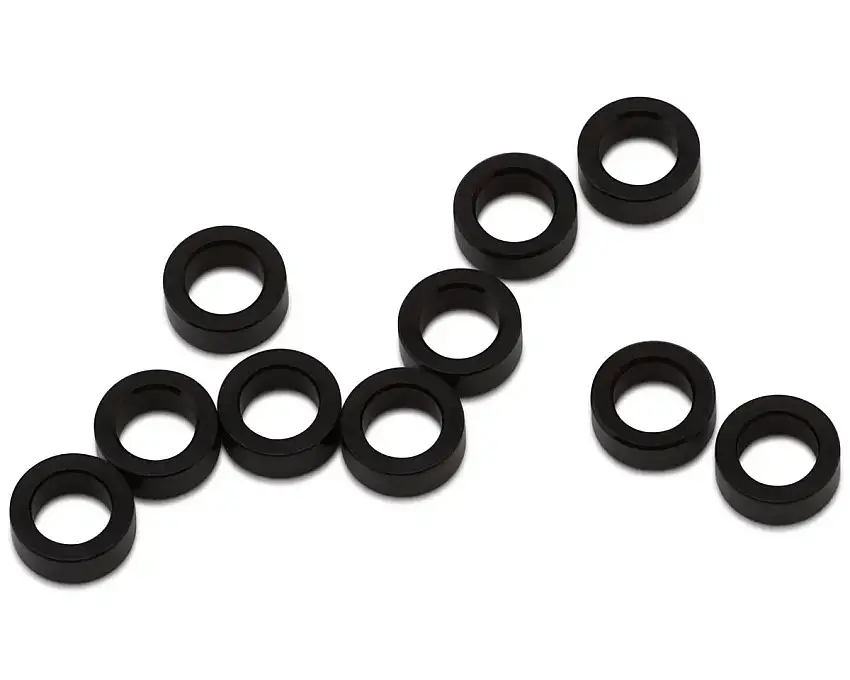 eXcelerate 1/8 Shaft Aluminum Shims (2mm) (Black) (10)
