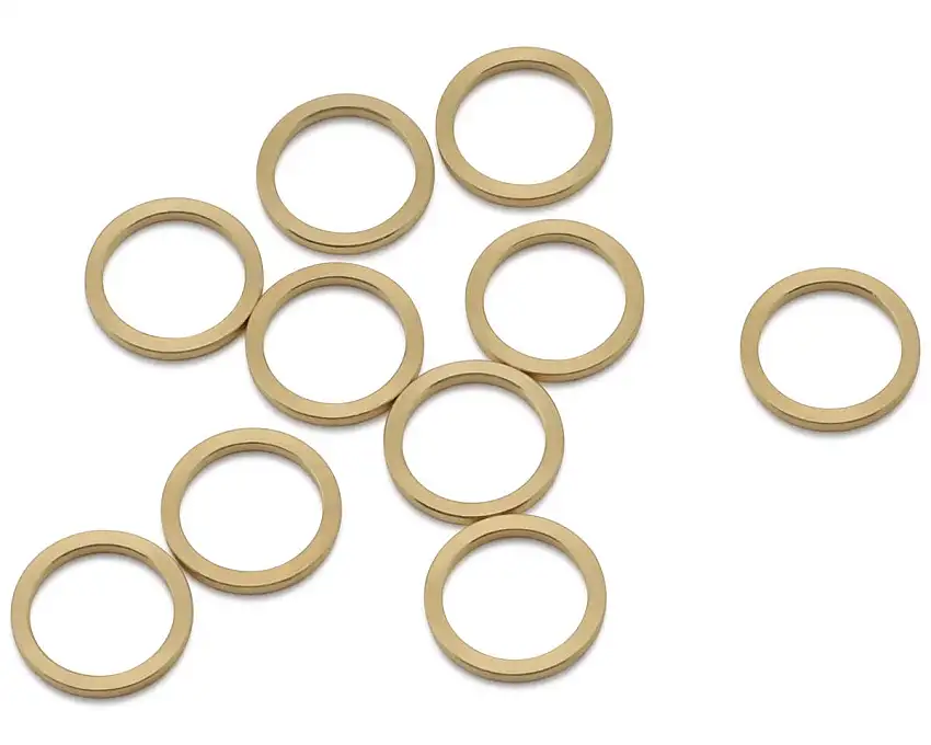 eXcelerate 1/4" Axle Brass Shims (10) (0.030")