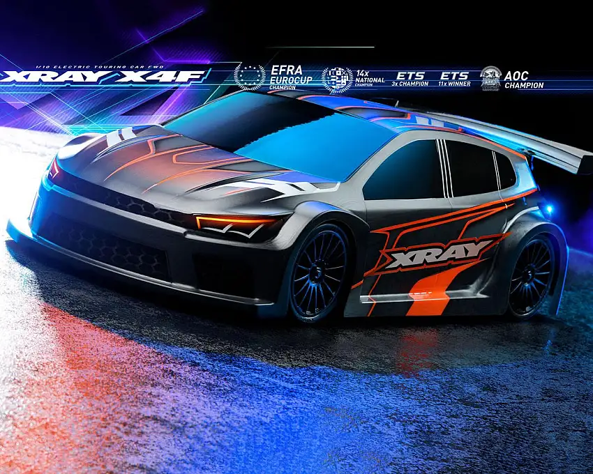 XRAY X4F'26 1/10 Electric FWD On-Road Touring Car Kit (Carbon Chassis)