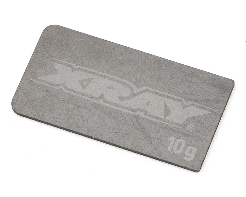 XRAY X4 Pure Tungsten Chassis Weight (10g)